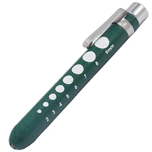 Pen Light Nurse Penlight Reusable White Led Pen Light with Pupil Gauge Measureme - Picture 1 of 1