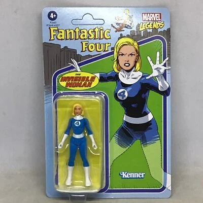 Figura de acción Kenner Marvel Legends retro mujer invisible 3,75” NUEVA sin perforar Foto 1 de 4