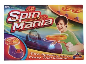 Spin Mania Game Family Fun Complete Kids Children Fun Speed Action Steady Hands - Picture 1 of 6