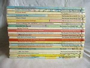 Lot 22 VINTAGE Sesame Street Books Different Titles HCs 1980 1981 - Picture 1 of 5