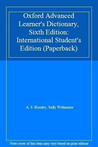 Oxford Advanced Learner's Dictionary, Sixth Edition: Internation - Image 1 of 1