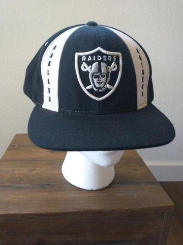Oakland Raiders Mitchell & Ness Wool Ball Cap Adjustable Cover