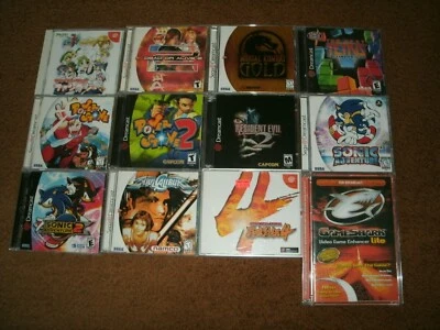 Large Dreamcast Game Lot (Power Stone, Mortal Kombat Gold, Resident Evil, Etc) - Image 1 of 3