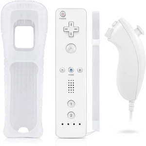 Nintendo Wii / U ORIGINALE 2 in 1 telecomando movimento più controller interno Nunchuk - Foto 1 di 12