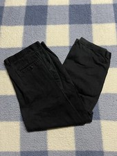 Gap Mens 41/28.5 Jeans Pants Black Denim Relaxed Gap Flexible 100% Cotton