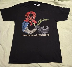 T-SHIRT UOMO DUNGEONS & DRAGONS TAGLIA MEDIA MANICA CORTA NERA nuova - Foto 1 di 8