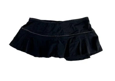 Falda de baño negra Ocean Avenue 12 traje inferior cubierta mediana grande Foto 1 de 4