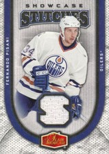2006-07 Flair Showcase STITCHES JERSEY #FP FERNANDO PISANI - Edmonton Oilers