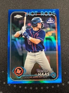 2024 Topps Pro Debut #PDC-157 Hunter Haas Chrome Blue Refractor /150 Rays - Bild 1 von 1