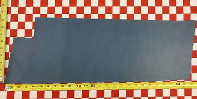 HORWEEN TROPICAL BLUE TUMBLED ESSEX 4.5 oz. LEATHER 27"x9" NAT. QLTY - Image 1 of 4