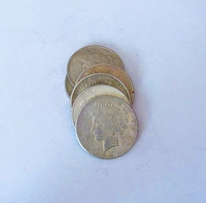PEACE DOLLARS (6) 1926 P GOOD/FINE CONDITION #200221 - Picture 1 of 2