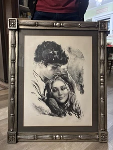 Sandu Liberman, Love's Embrace, Lithographie, Artist Proof signiert in Bleistift - Bild 1 von 4