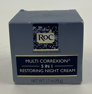 roc multi-correxion 5 in 1 restoring night cream 1.7oz New - Image 1 of 4
