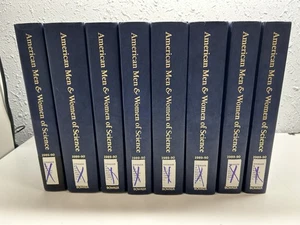 American Men and Women of Science 1989-90 17th Edition 8 Volumes - Picture 1 of 2