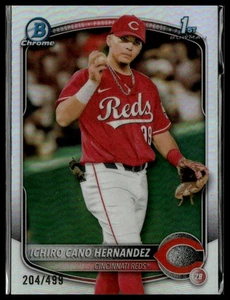 2025 Bowman #BCP-18 Ichiro Cano Hernandez Chrome Prospects Refractor #/499 - Bild 1 von 2