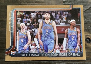 Thunder Up! Trio Dominates On Both Sides Of Ball 2025 Topps #288 Gold /2025 - Picture 1 of 2