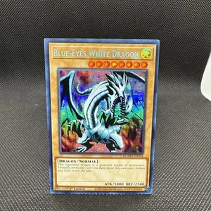 YU-GI-OH 2022! DRAGÓN BLANCO OJOS AZULES "1ª ED" MAMA-SEC FARAÓN RARO, EN104 - Imagen 1 de 15