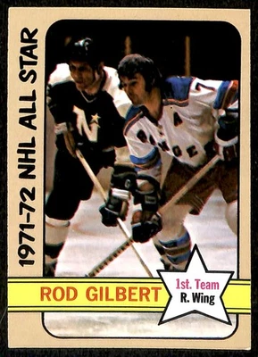 1972-73 Topps Rod Gilbert ENM-NM+ (envío gratuito $50+) D #125 Foto 1 de 2
