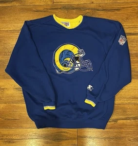 Vintage Pro Line Starter St Louis Rams Crewneck Sweatshirt Size XL - Picture 1 of 7