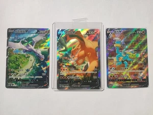 IN STOCK Pokemon TGC S-Chinese Alt Art Machamp Aerodactyl Charizard SR Holo NM - Picture 1 of 4