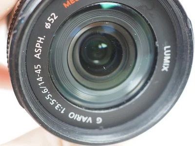Panasonic Lumix G Vario 14-45mm f/3.5-5.6 Aspherical Mega O.I.S Lens + M4/3 - Image 1 of 4