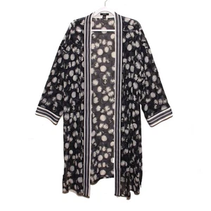 Alfani Circle Pattern Kimono Duster Size 2X/3X - Picture 1 of 6