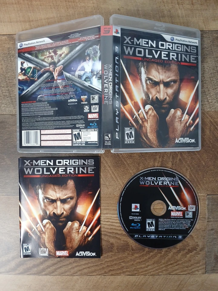 X-Men Origins: Wolverine Uncaged Edition (Sony PlayStation 3 PS3) CIB Completo Foto 1 de 1