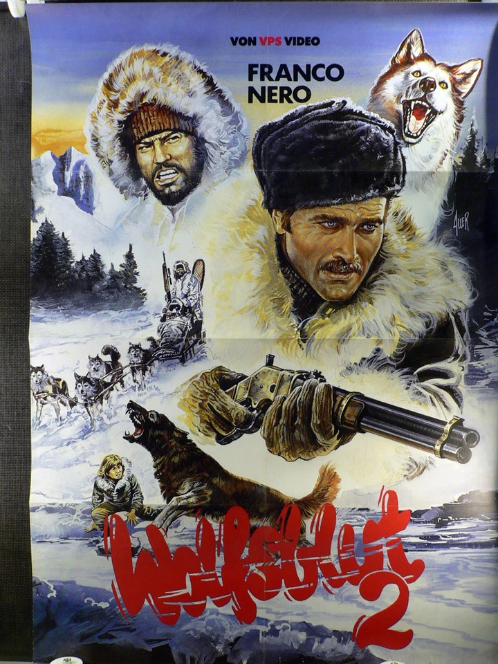Wolfsblut 2 - Franco Nero - Videoposter A1 84x60cm gefaltet - Bild 1 von 1