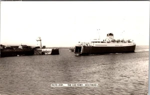 UK The Car Ferry S.S. Holyhead Real Photo Postcard D857 - Picture 1 of 2