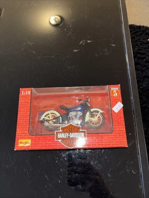 Maisto Harley-Davidson Motorcycles 1936 EL KNUCKLEHEAD Series 5 Die-Cast 1:18 - Image 1 of 2