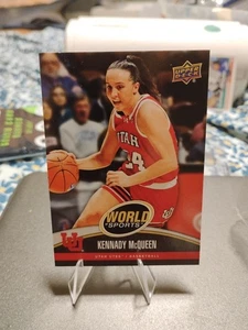 2025 Upper Deck World of Sports - Kennady McQueen #249 (RC) UTAH - Bild 1 von 2