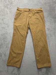 Carhartt Rugged Flex Canvas Arbeitshose Herren gemessen 36x29 braun Relaxed Fit - Bild 1 von 8