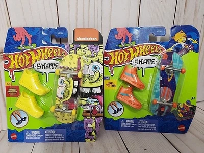 Hot Wheels Skate Nickelodeon SpongeBob Lot 2  & Gimme Space Fingerboard - Image 1 of 4