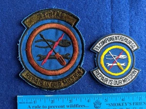Paar 33rd Component Repair Squadron Repair is Our Mission Patches Elgin AB0085 - Bild 1 von 3