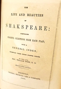 LEBEN UND SCHÖNHEITEN VON SHAKESPEARE, 1860, Drama, illustriert - Bild 1 von 15