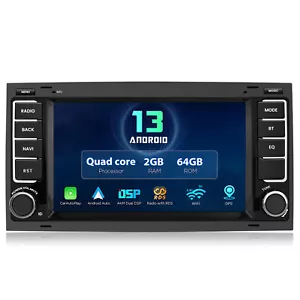 64G Android Autoradio Für VW Touareg T5 Multivan Transporter GPS Navi BT SWC DAB - Bild 1 von 19