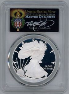 2018 W PROOF SILVER EAGLE PCGS PR70 DCAM CLEVELAND TORCH FIRST DAY ISSUE FDI