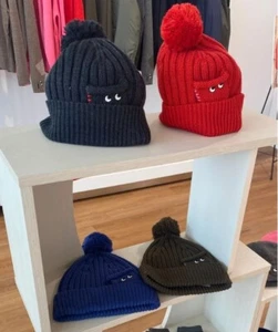 UNIQLO ANYA HINDMARCH HEATTECH berretto lavorato a maglia unisex nuovo Giappone 2024 470092 - Foto 1 di 12