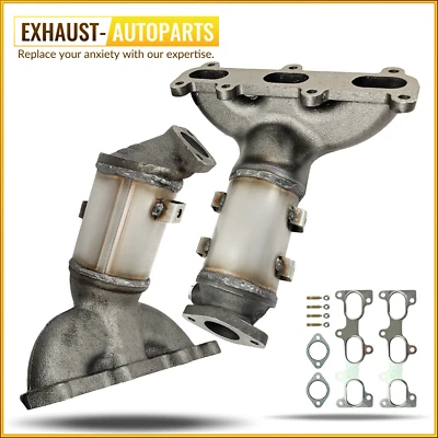 Catalytic converter For 2007-2009 Hyundai Santa Fe 2.7L V6 Pair Foto 1 de 4