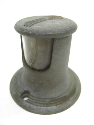 Vintage 1940's Bargman Travel Trailer License Plate Light Art Deco Accessory Old - Image 1 of 4