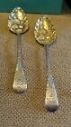 A Pair Of HALLMARKED Silver , Berry Spoons