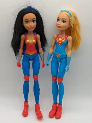 Экшн-фигурки Wonder Woman & Super Woman лот 2015 DC Comics Mattel 12 дюймов ограниченное издание  - Изображение 1 из 4