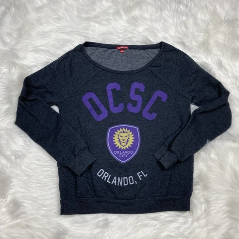 Orlando City Soccer Club Sweatshirt Women's Size Small Mitchell & Ness Free Ship Cover