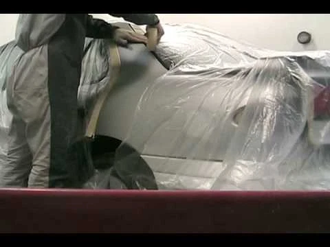 5M X 120M MASKING SHEETING FILM COVER FOIL PLASTIC POLYTHENE CAR SPRAY 2K PAINT - Image 1 of 1