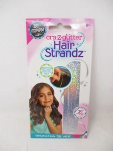 Cra-Z-Art Cra-Z-Glitter Hair Strandz - Shimmering Silver - Picture 1 of 2