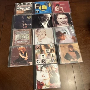 Country Music CD Lot (13) Reba, Willie Nelson, Kenny Chesney, Faith Hill & More - Picture 1 of 3
