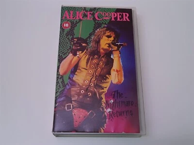 Alice Cooper - The Nightmare Returns VHS UK PAL Halloween 1986 Live Video Tape - Bild 1 von 4