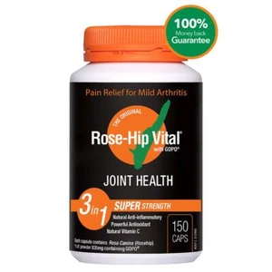 ROSE-HIP VITAL® JOINT HEALTH WITH GOPO® 150 Arthritis Pain Relief FAST SHIPPING - Picture 1 of 2
