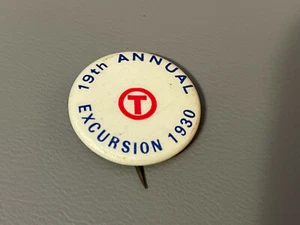 DE COLECCIÓN Whitehead Hoag Tejón Novedades 19a EXCURSIÓN ANUAL 1930 Alfiler Blanco - Imagen 1 de 3