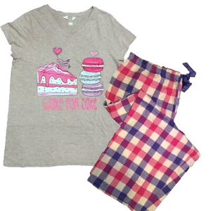 NEW YOURS Long Pyjama PJ Bottoms & s/s Top Set Size 14 - 36 Choice of Designs - Picture 1 of 14